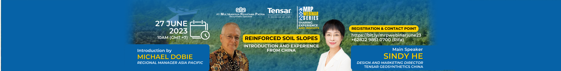 Image of Reinforced Soil Slopes: Introduction and Experience from China (MRP Webinar Series 2023)