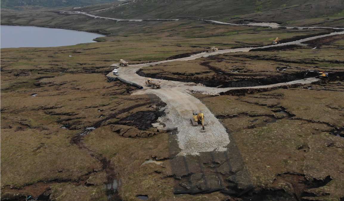 Viking Windfarm Scotland UK image