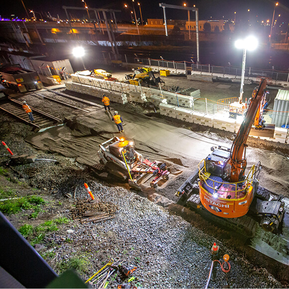 Image of Trackbed Construction  