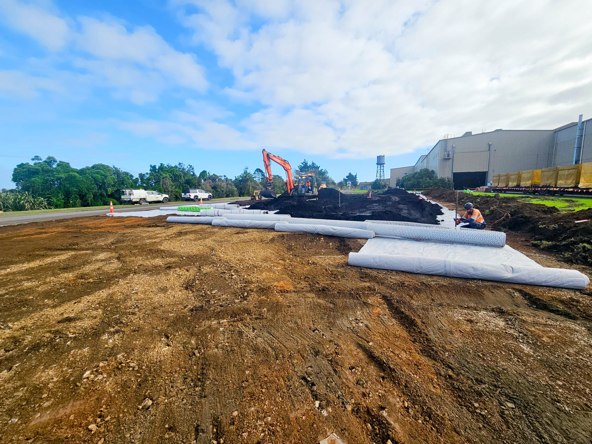 Heavy Duty Pavement for New Zealand Steel Laydown image